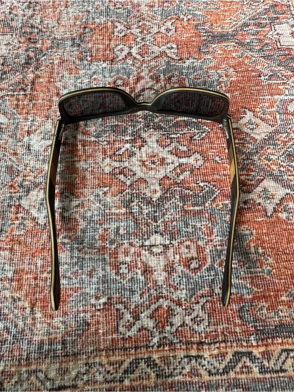 Joycoast Terra Wayfinder in Ebony Zebrawood Handcrafted Wood Sunglasses